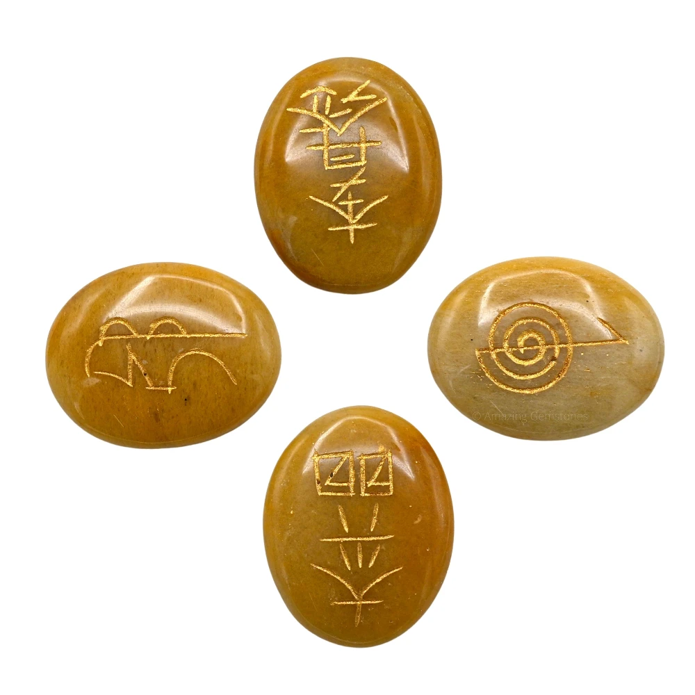 Yellow Jasper Usui Reiki Set