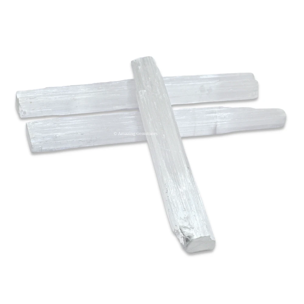 Selenite Charging Stick for Crystals - 8 Inch