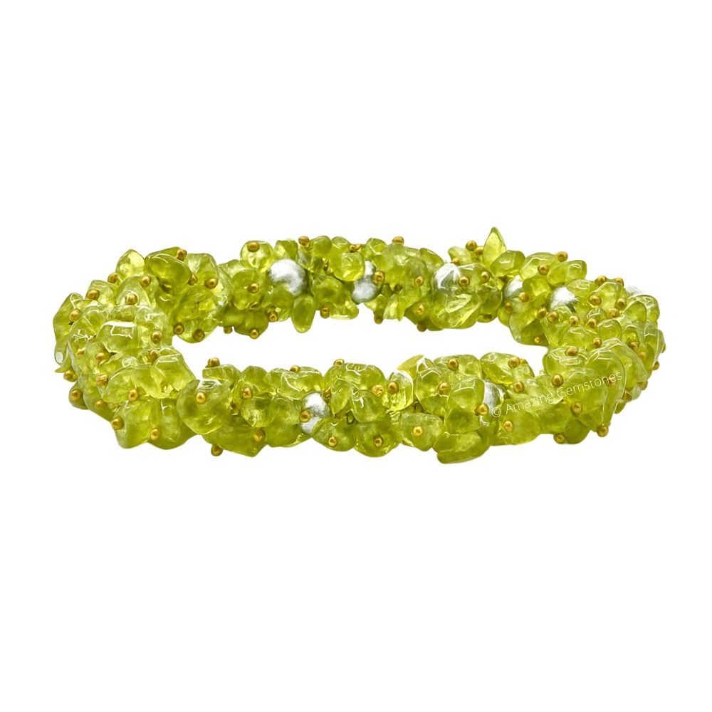 Peridot Chip Bracelet (Fuse)