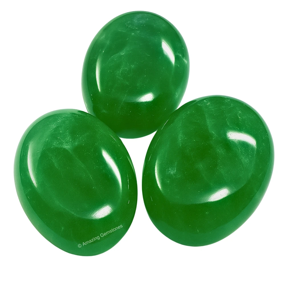 Green Fluorite Palm Stone