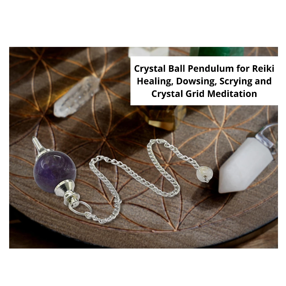 Amethyst Ball Pendulum