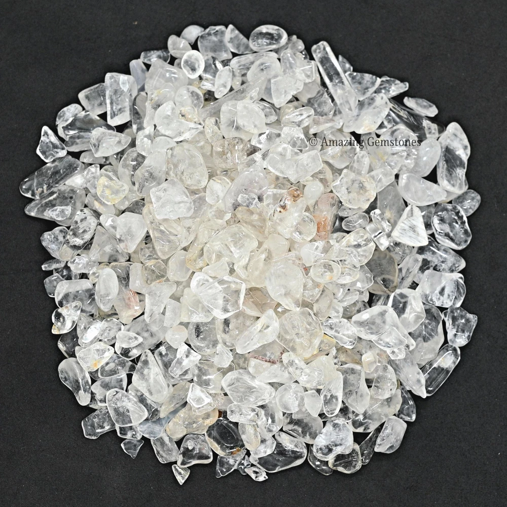 Clear Quartz Chips (1LB) (Regular Grade)