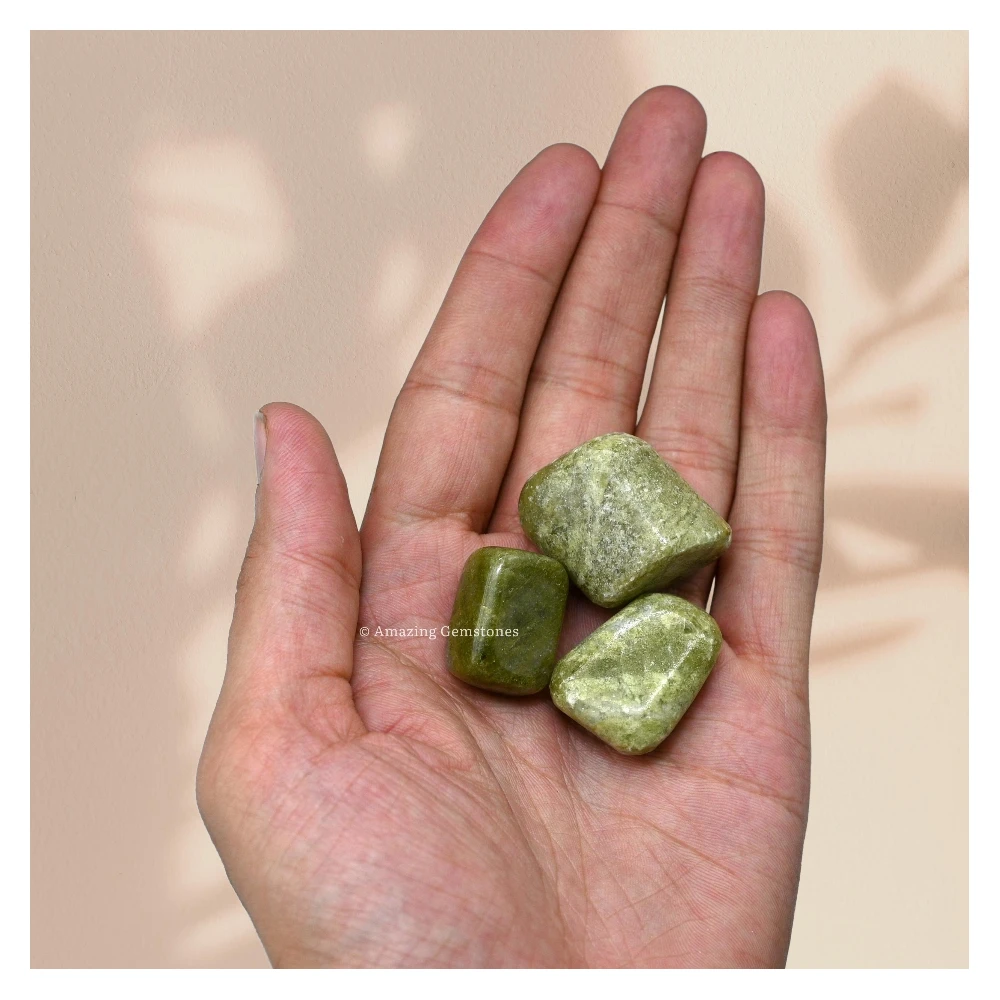 Tumbled Vesuvianite Crystals Stones (1 oz)