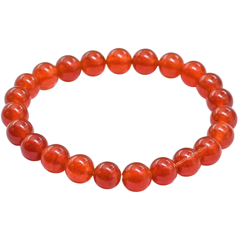Red Agate Bracelet (Strechable)