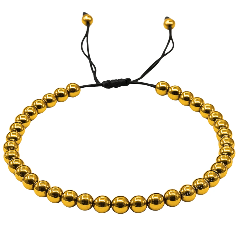 Golden Hematite Anklet (Without Knot)