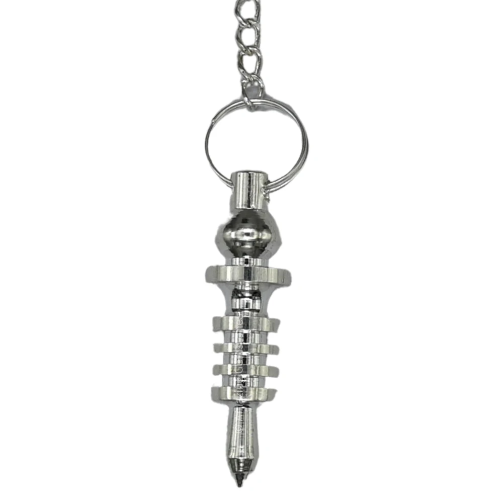 Copper Metal Pendulum - Silver Double ISIS 4 Ring with Plate (MP96)
