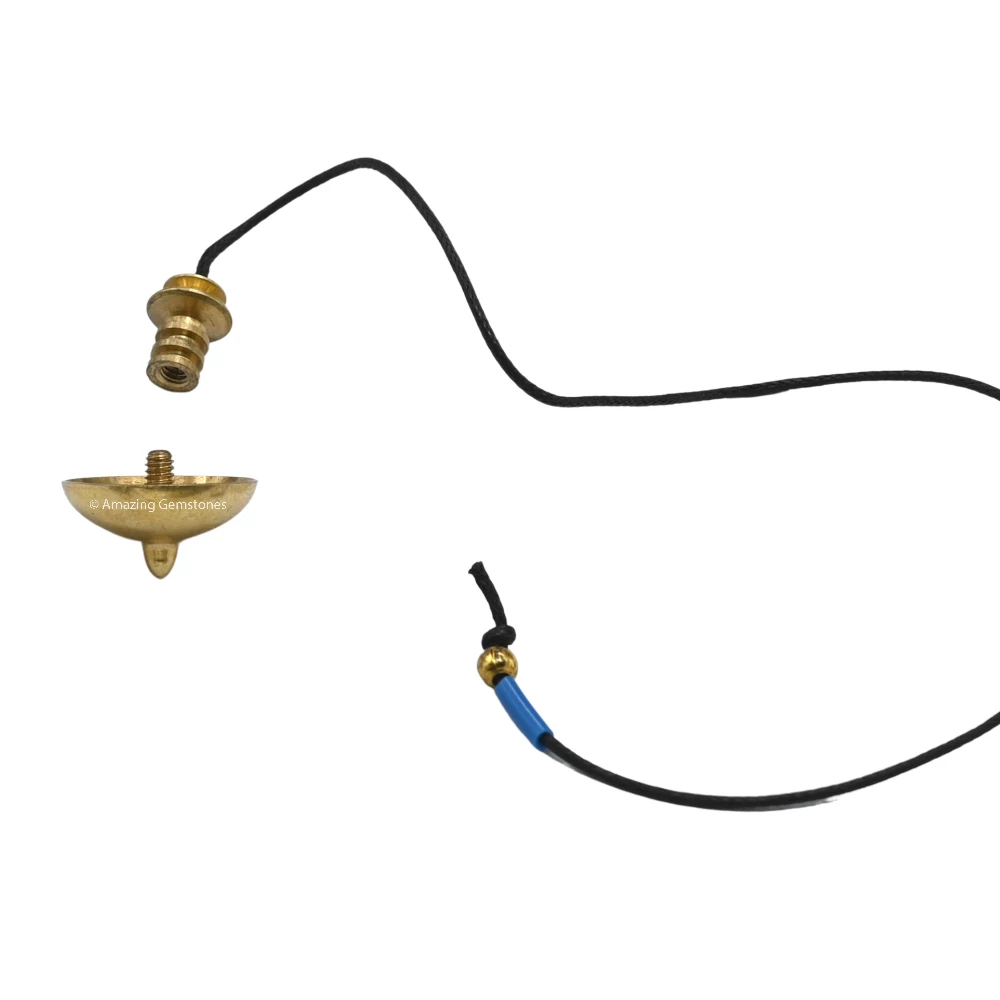 Copper Metal Pendulum - Gold Ring Plate (MP102)