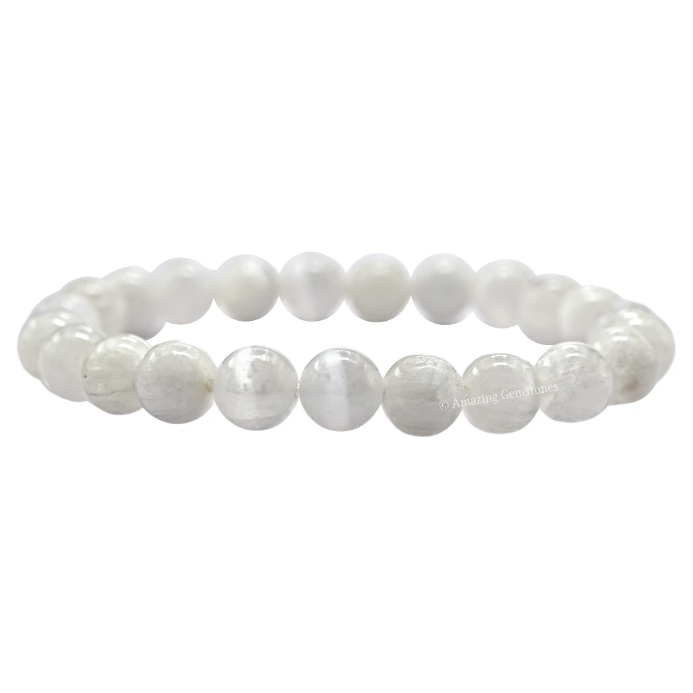 Selenite Bracelet (Strechable)