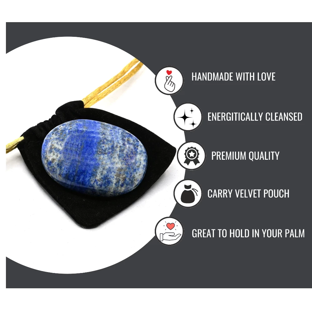Lapis Lazuli Palm Stone