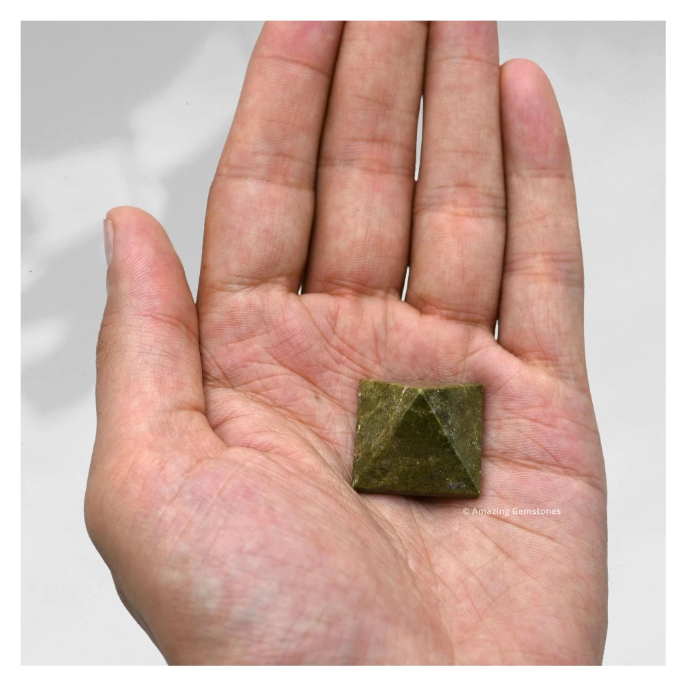 Vesuvianite Pyramid (1 Inch)