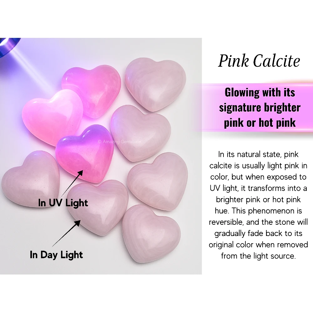 Pink Calcite Heart