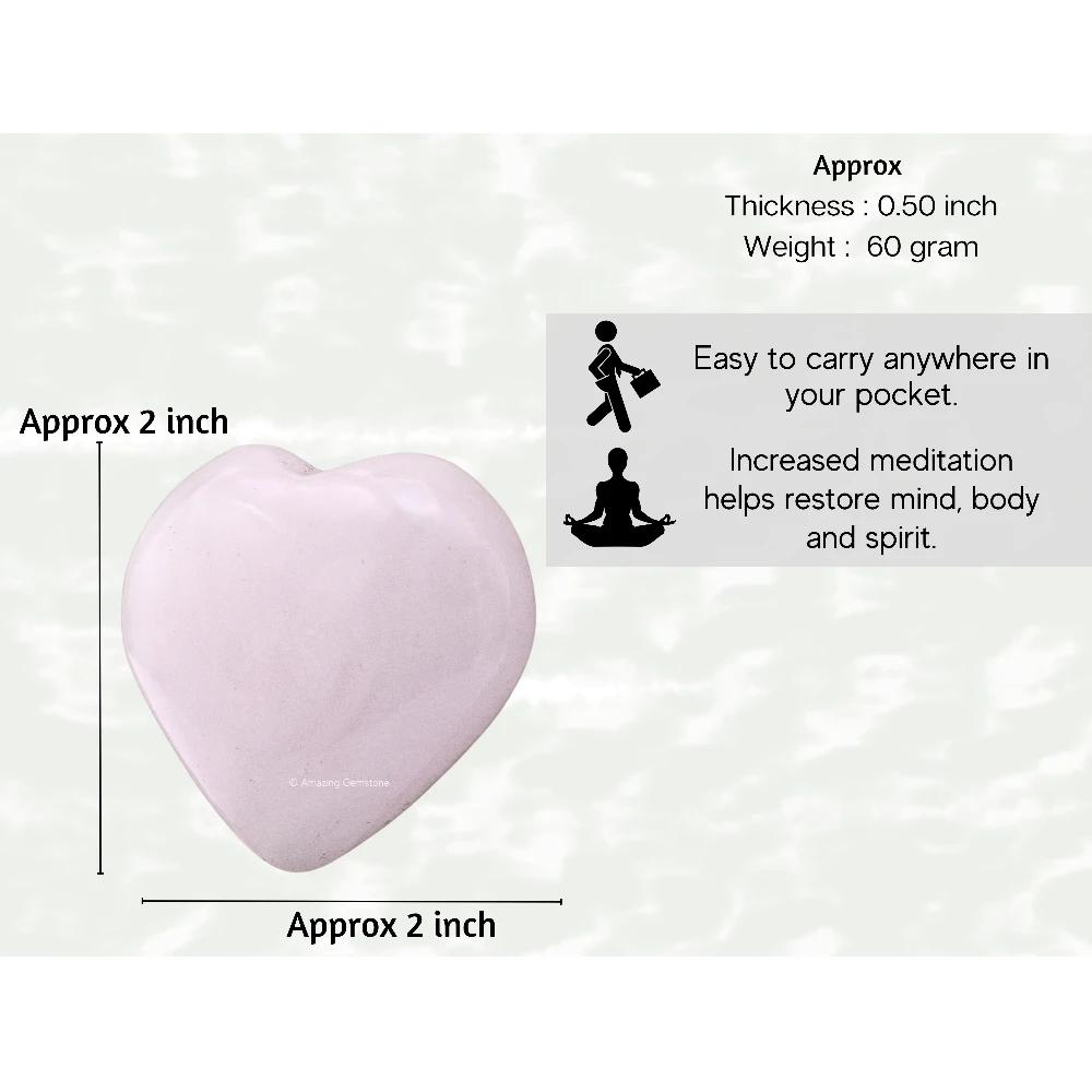 Pink Calcite Heart