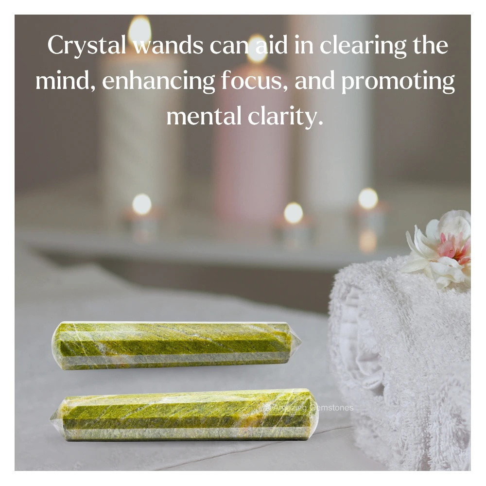 Vesuvianite Wand (Faceted)