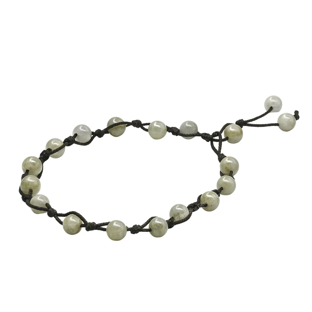 Labradorite Anklet (Hand Knotted)