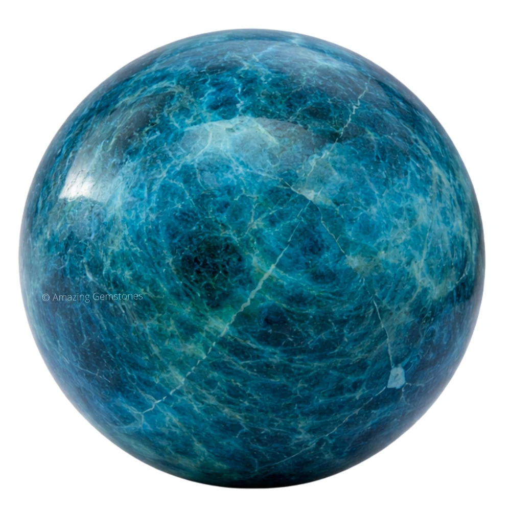 Blue Apatite Sphere (2 Inch)