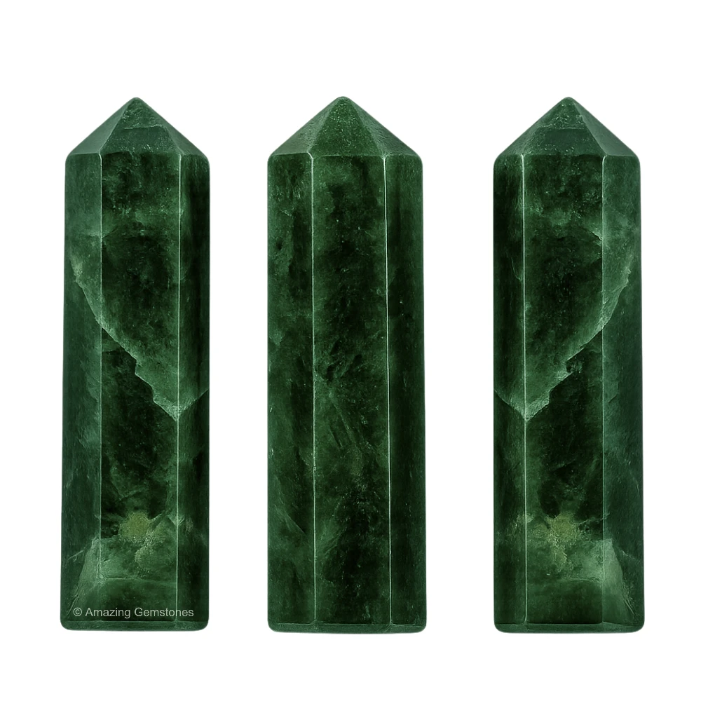 Chrome Diopside Pencil Points (Set of 50)