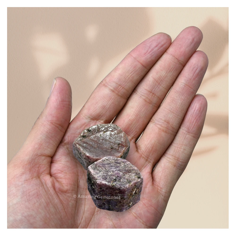 Ruby Raw Crystals (2 Pieces)