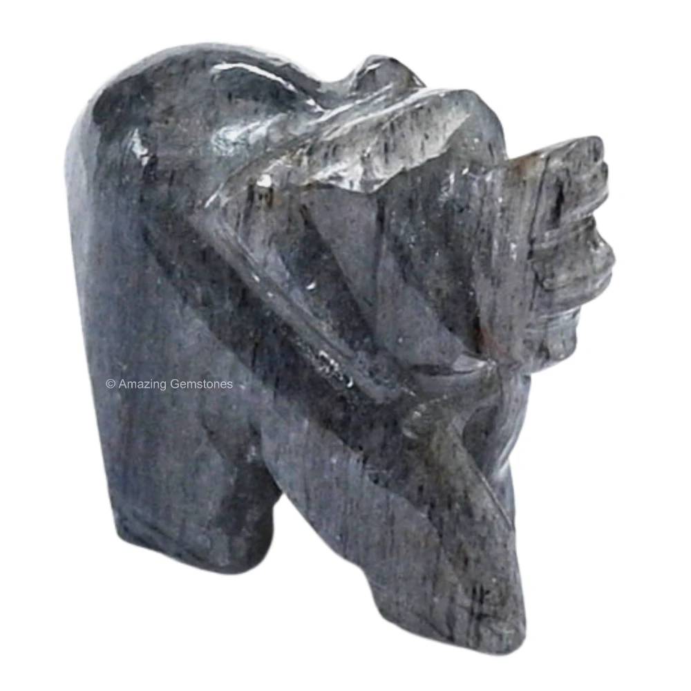 Blue Aventurine Mini Elephant Crystal Figurine