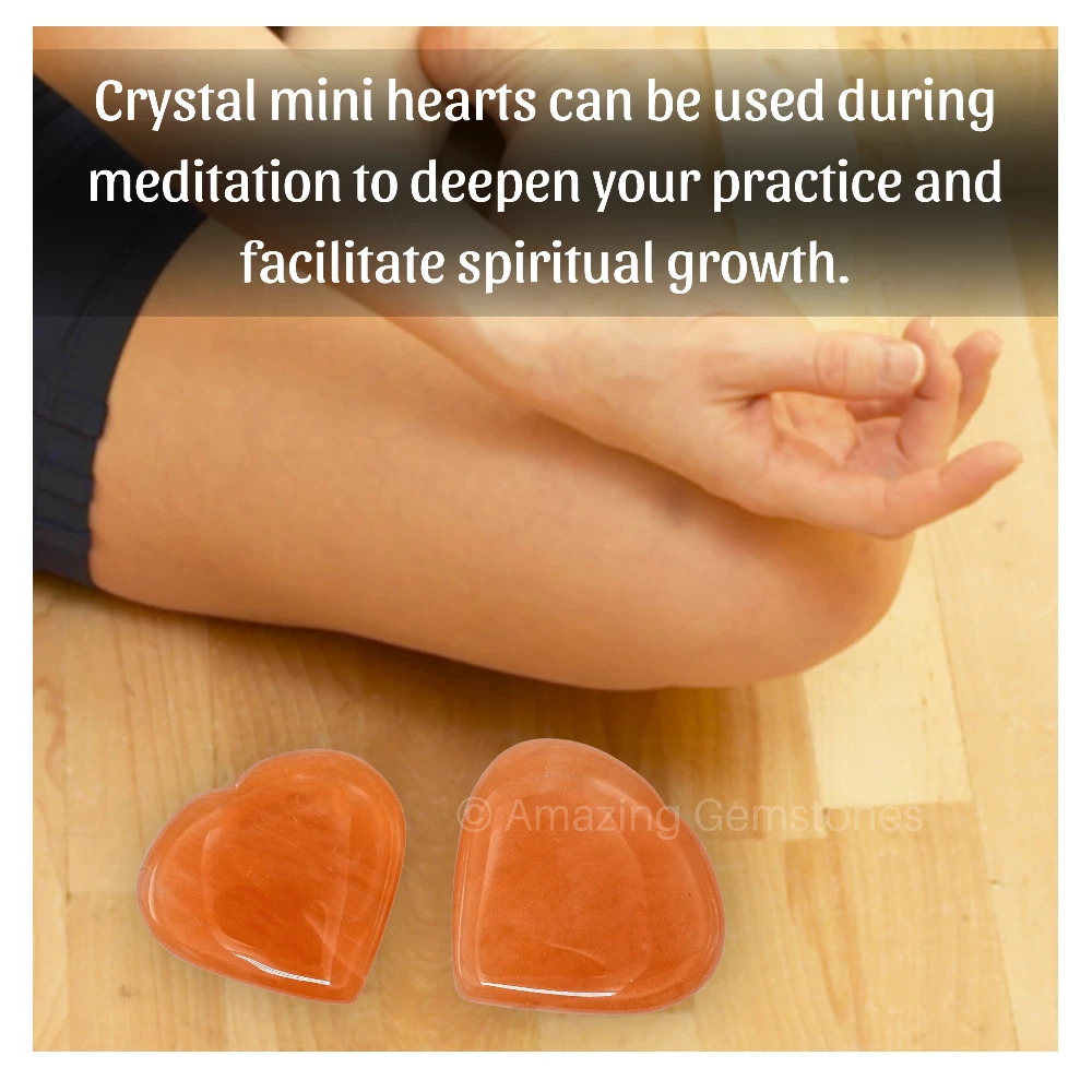Red Aventurine Heart (Pack of 2)