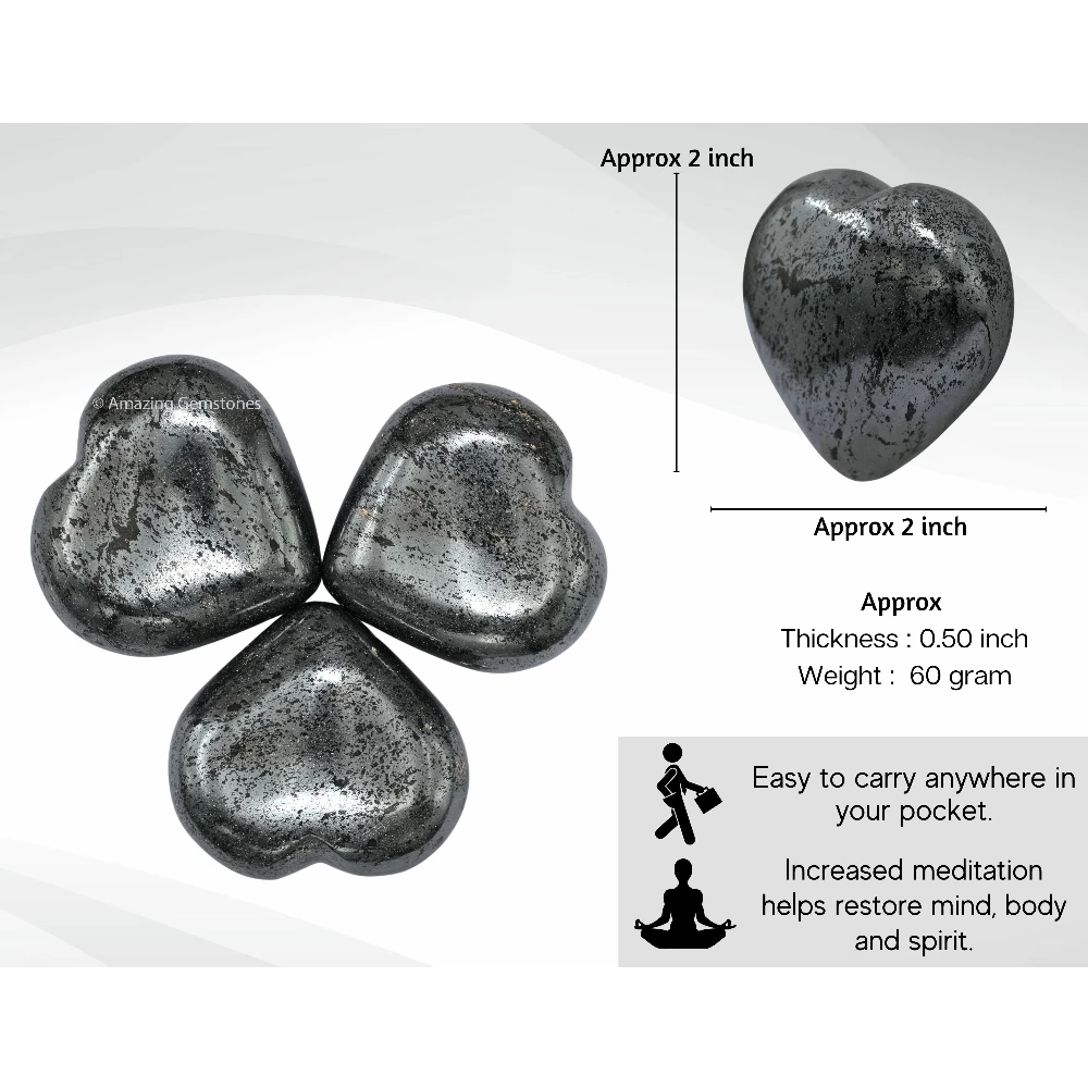 Hematite Heart
