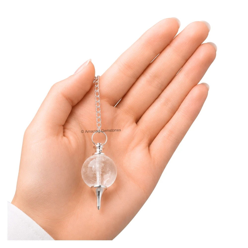 Clear Quartz Ball Pendulum
