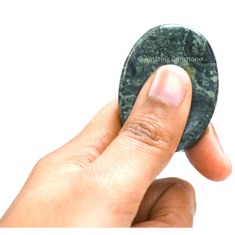 Kambaba Jasper Worry Stone