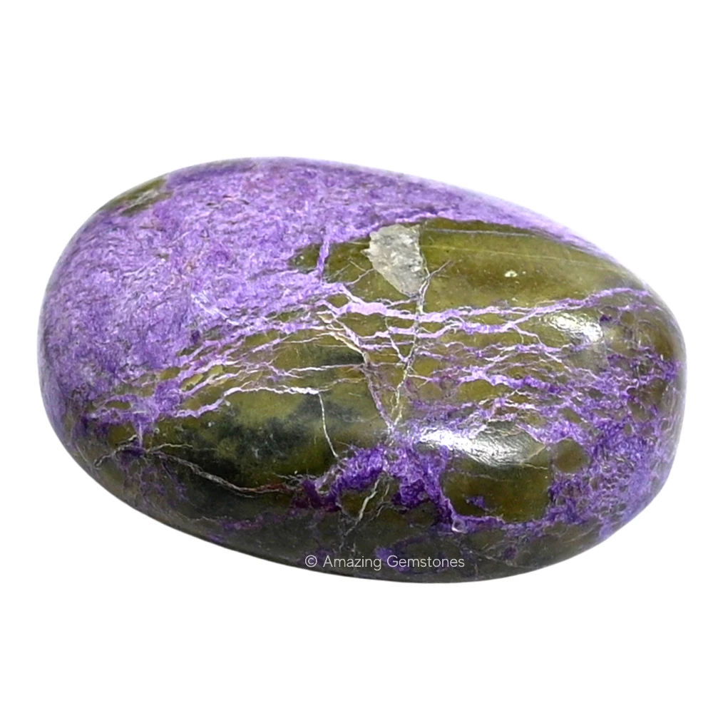 Stichtite Crystal Palm Stone