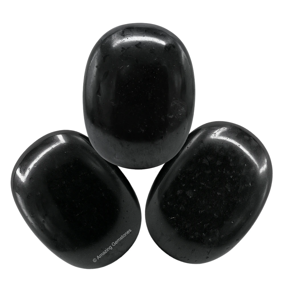 Black Tourmaline Palm Stone (Large)