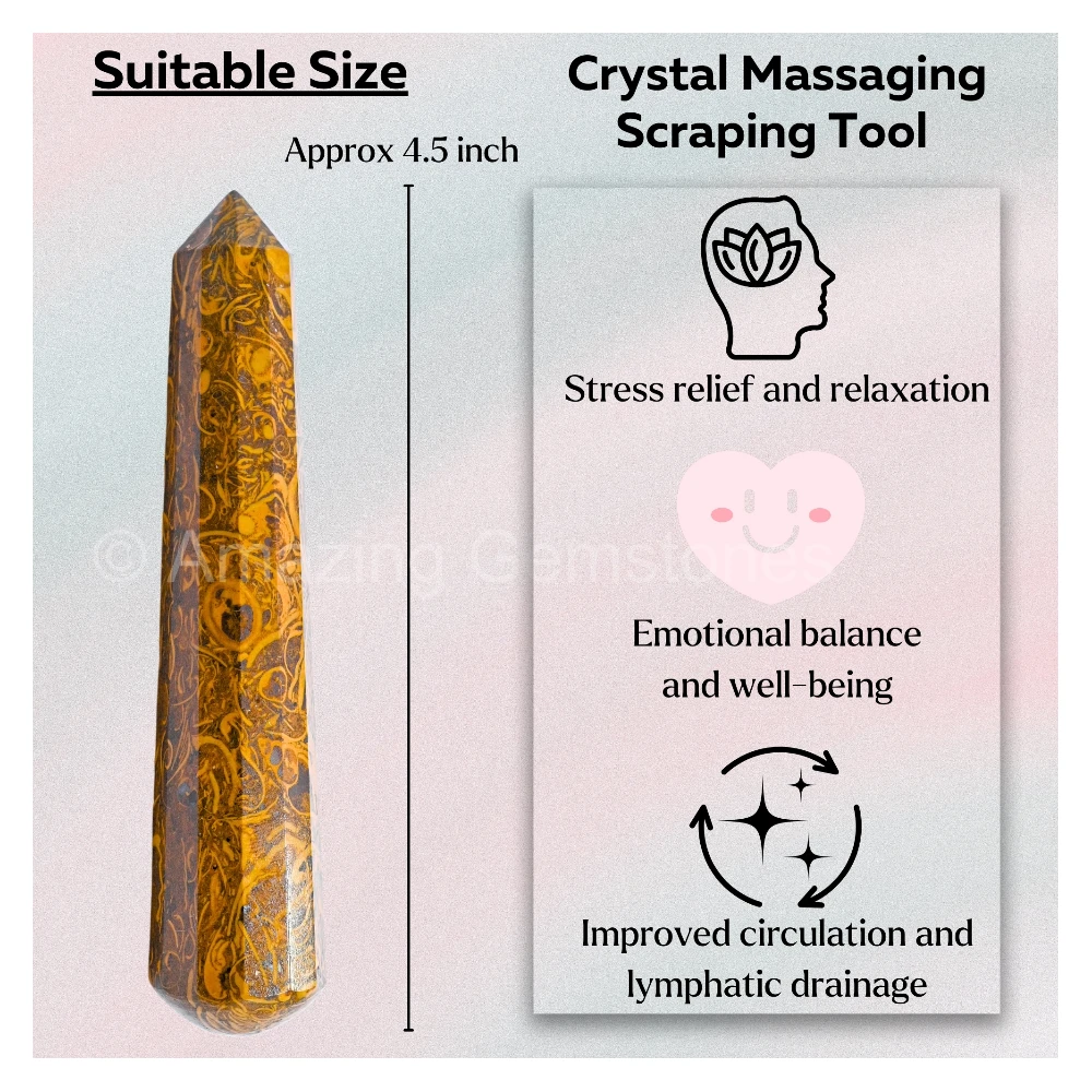 Mariyam jasper Wand (Faceted)