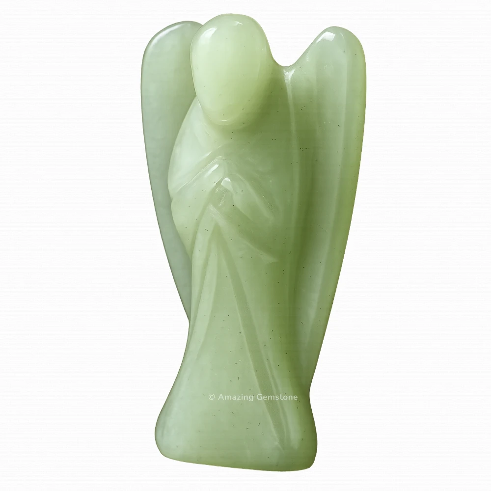 Light Green Aventurine Angel Figurine (2 Inch)