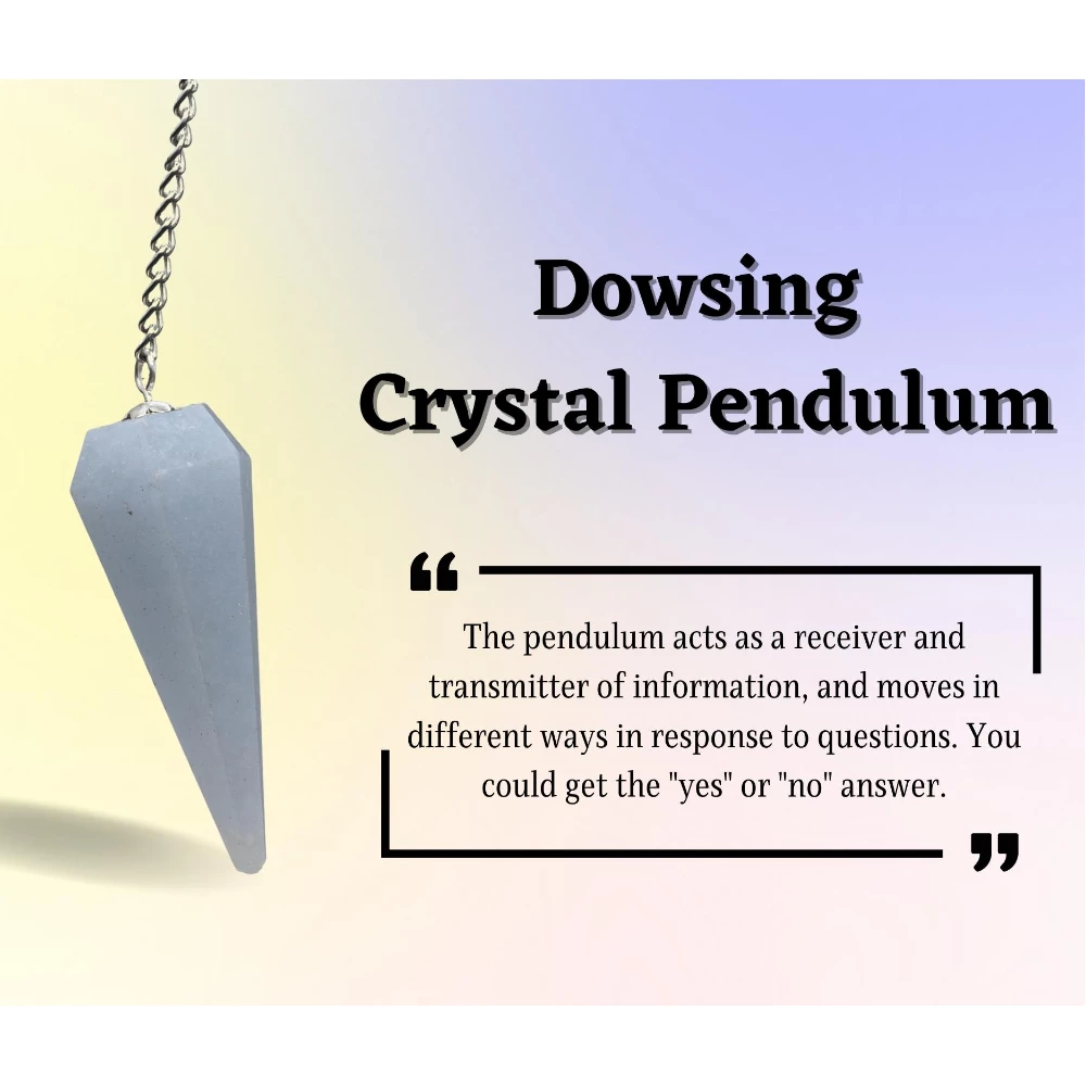 Blue Calcite Pendulum