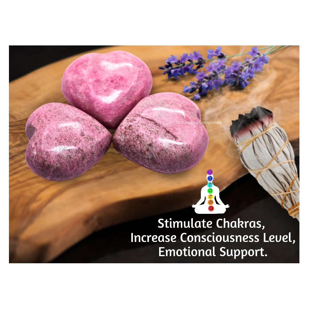 Thulite Heart