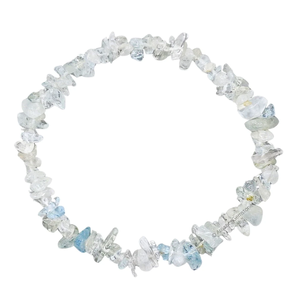 Aquamarine Chips Bracelet