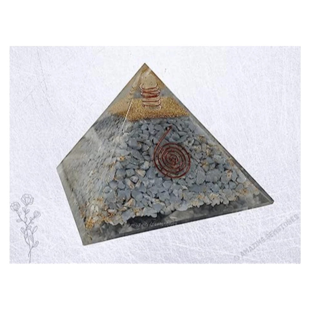 Angelite Orgone Pyramid (Extra Large)