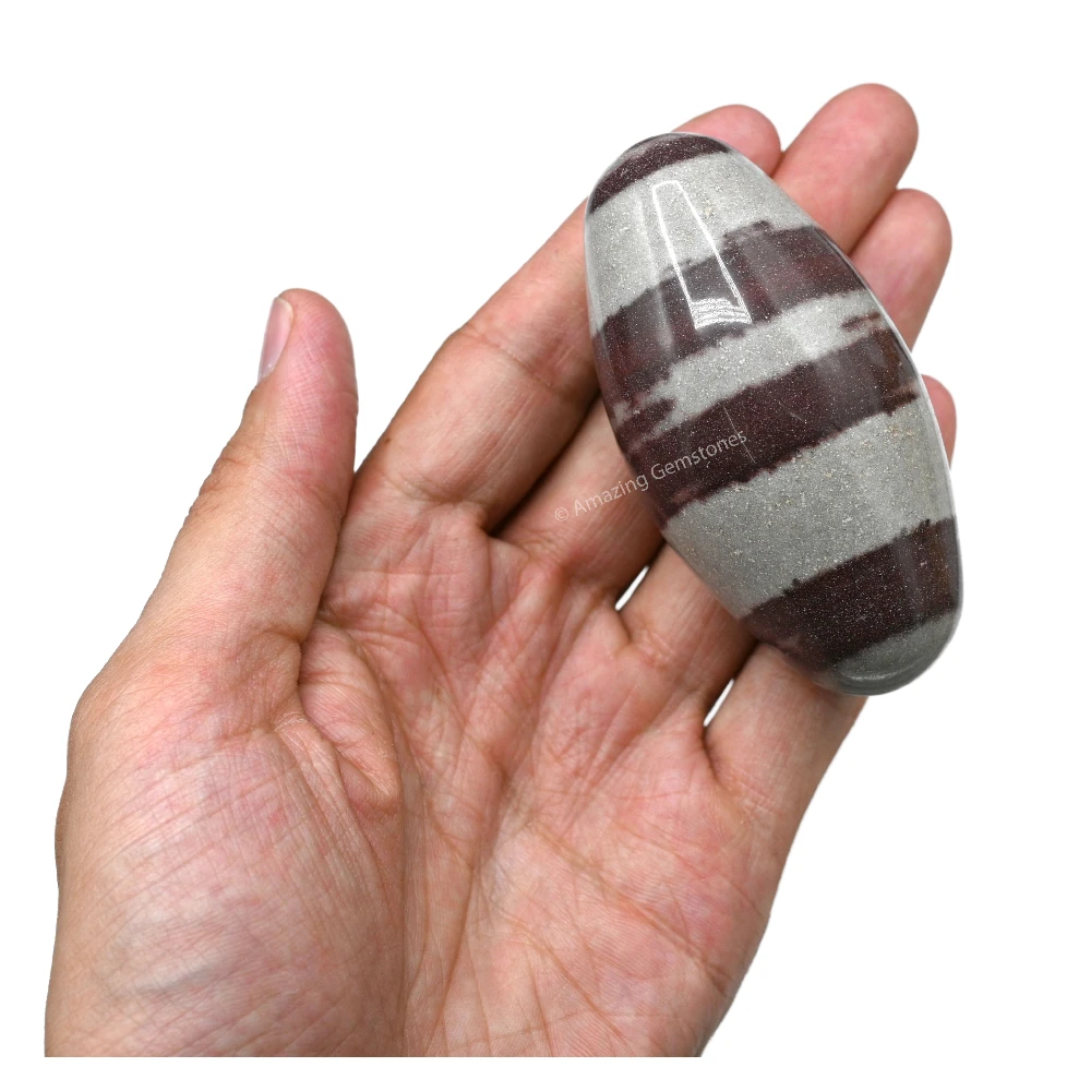Narmadeshwar Shiva Lingam Stone(Polished) (3-3.5 Inch)