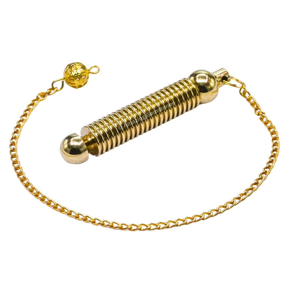 Metal Brass Pendulum - 22 ISIS Ring Gold (MP115)