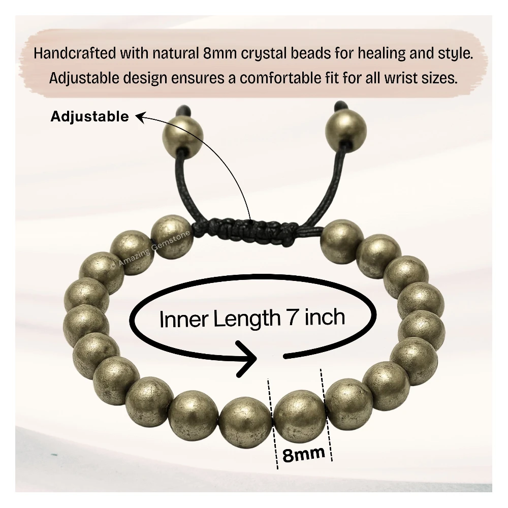 Pyrite Bracelet (Adjustable)