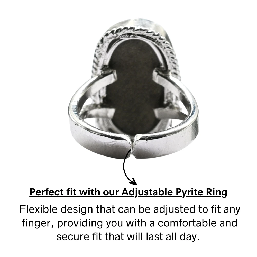 Pyrite Cluster Ring