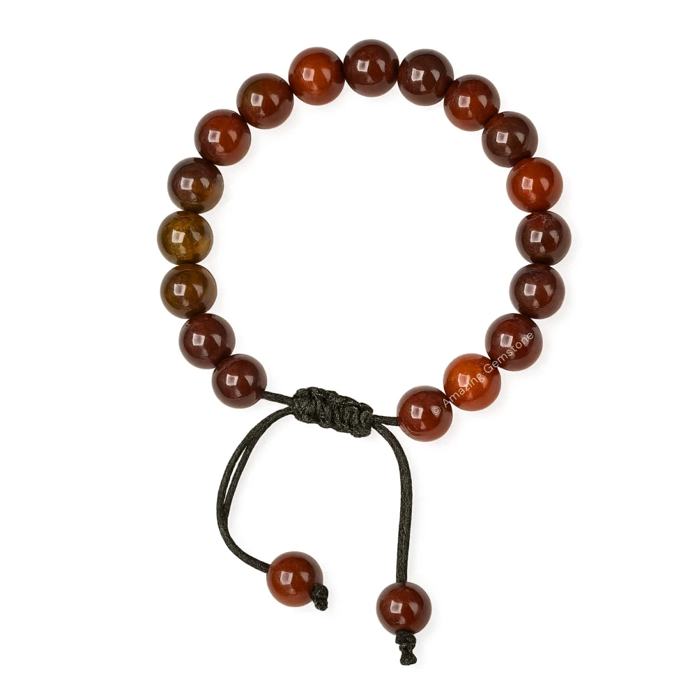 Poppy Jasper Bracelet (Adjustable)