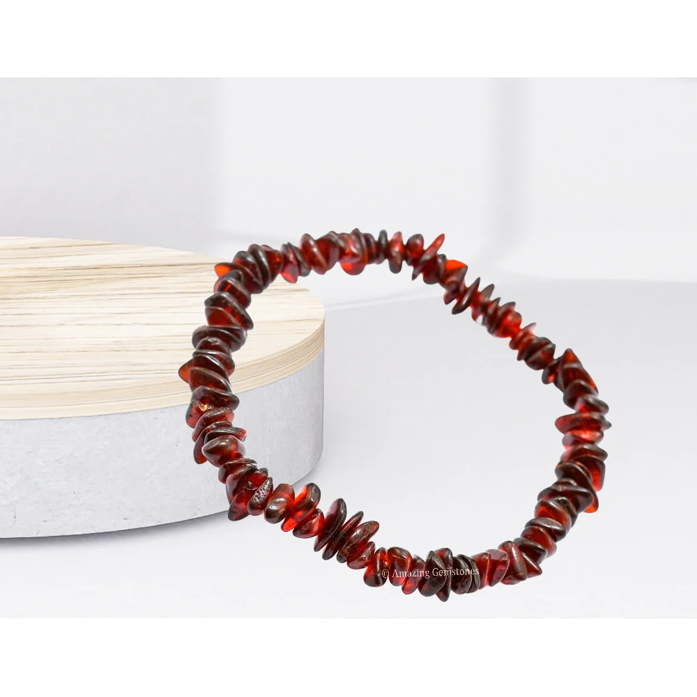 Amber Chip Bracelet