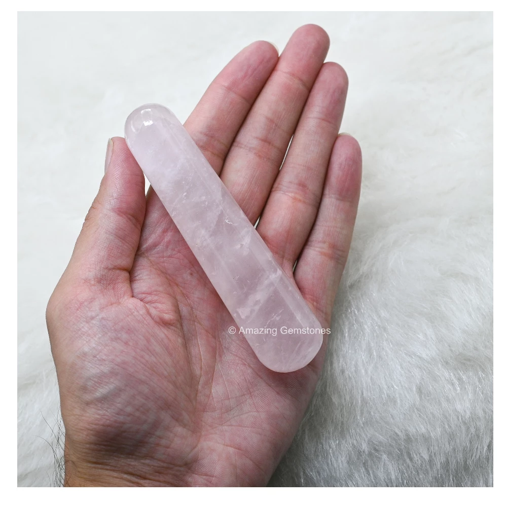Rose Quartz Wand (Smooth)