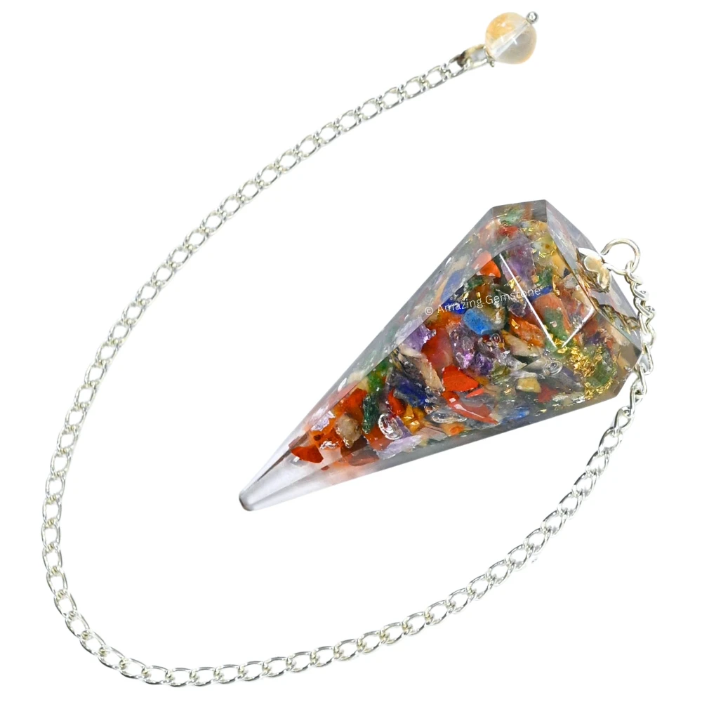 Multi Chakra Orgone Pendulum