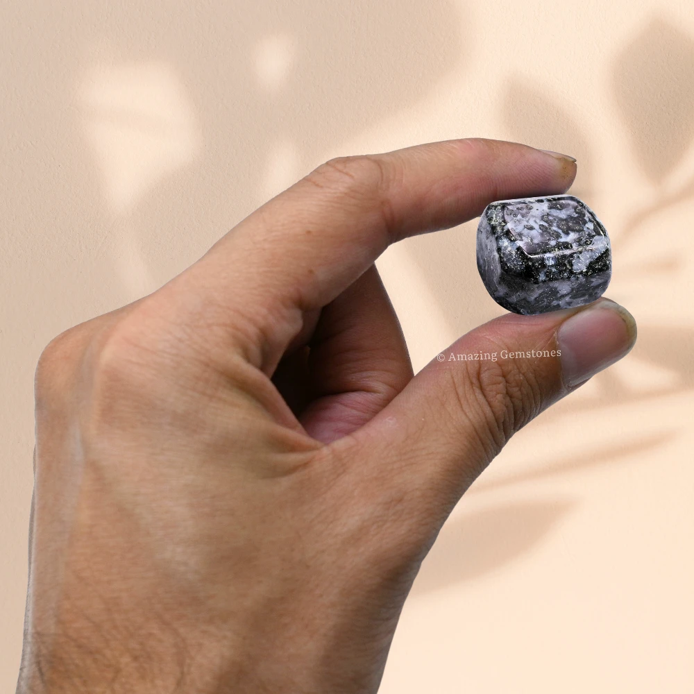Tumbled Indigo Gabbro Stone Crystals (1000+ Carats)