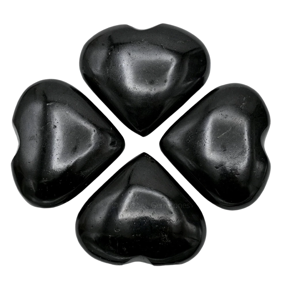 Black Tourmaline Heart