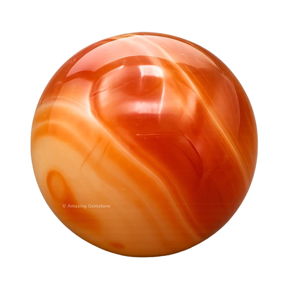 Carnelian Onyx Sphere (2 Inch)