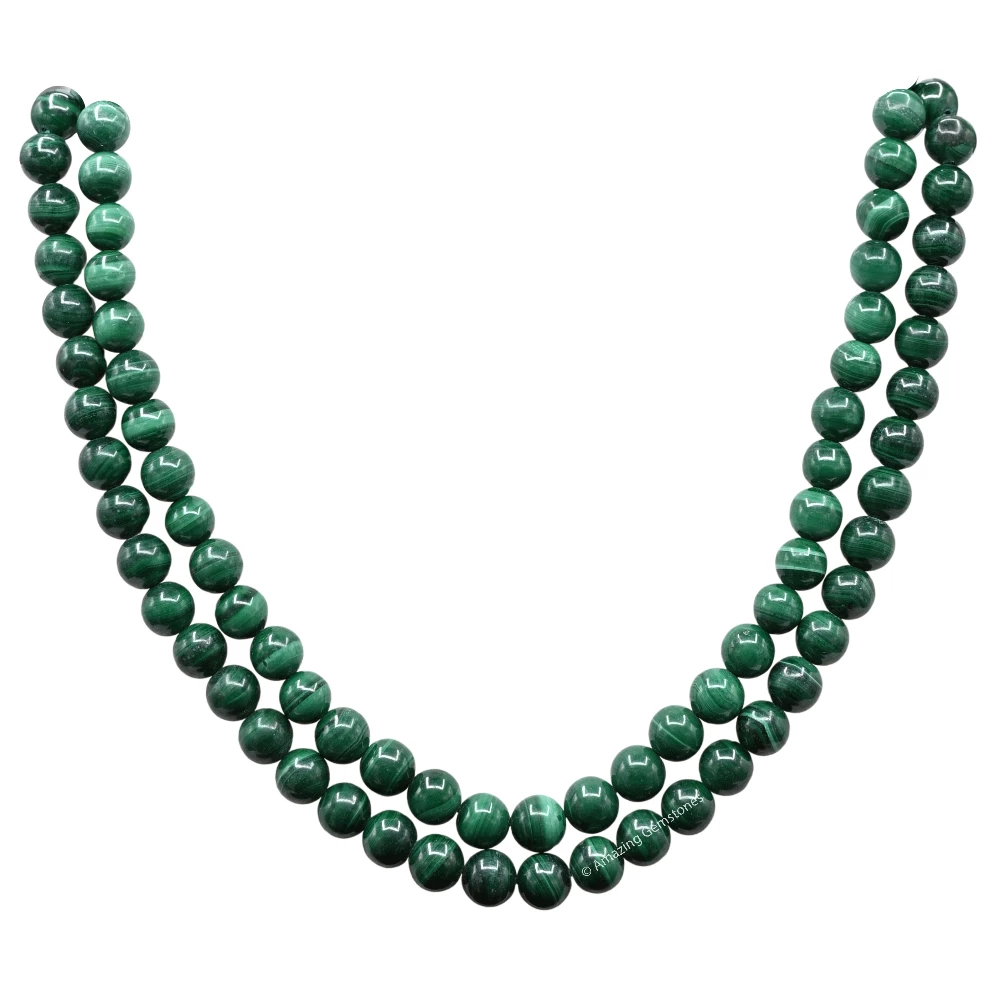 Malachite Mala (Without Knot)