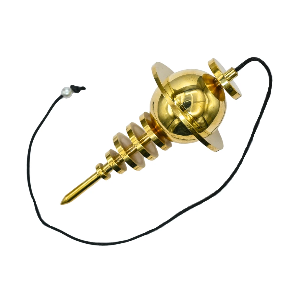 Metal Brass Pendulum - Chakra stabilizer - large (MP112)