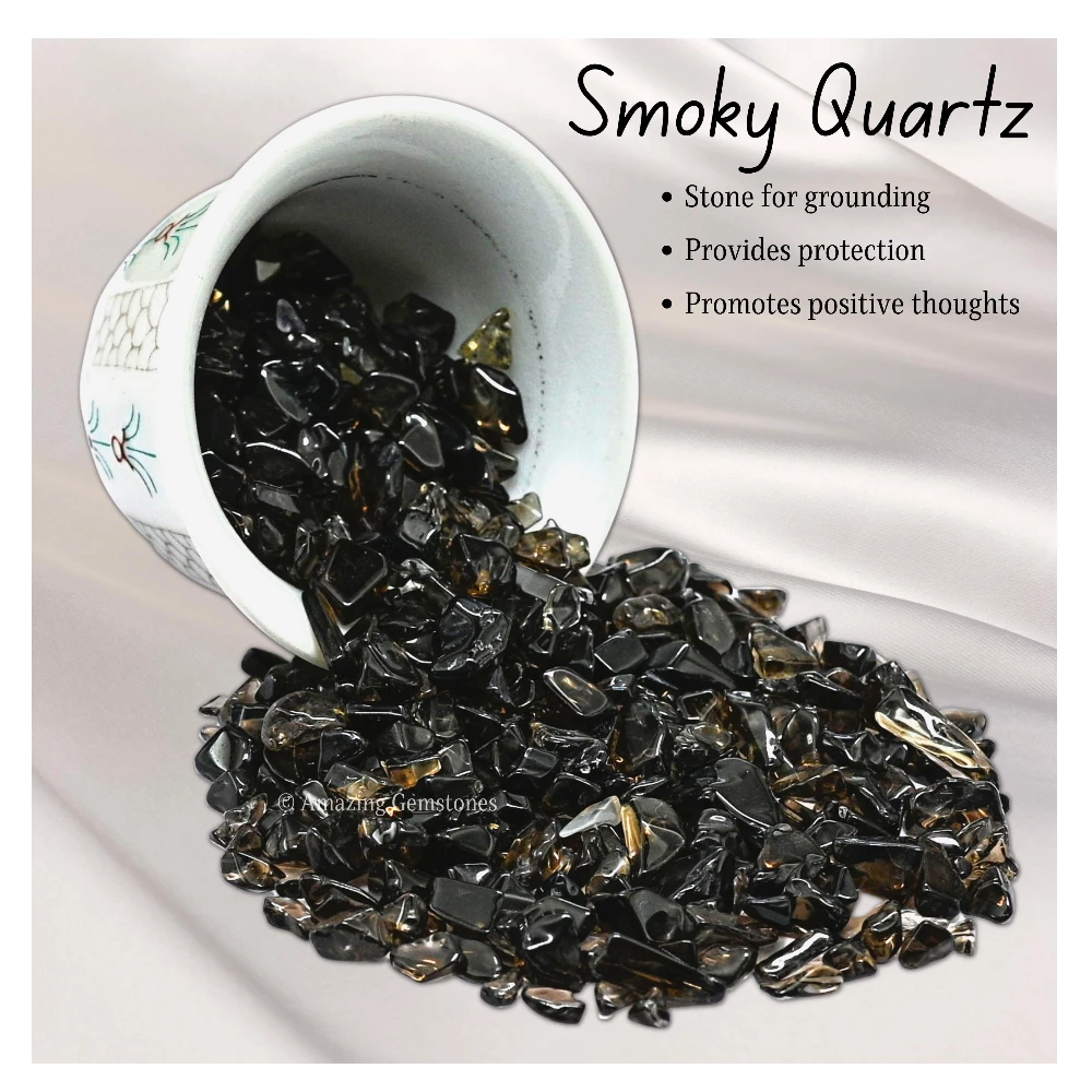 Smoky Quartz Chips (1LB)