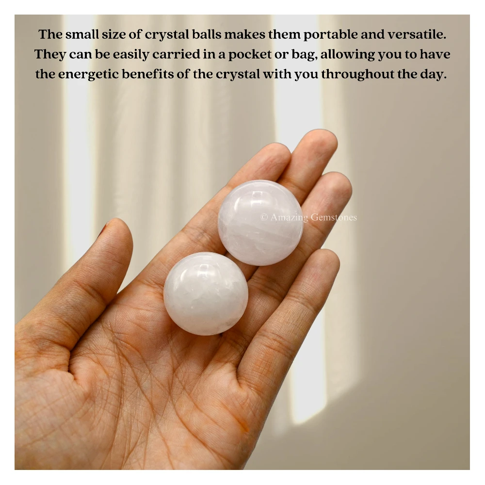 Rose Quartz Sphere (1 Inch)