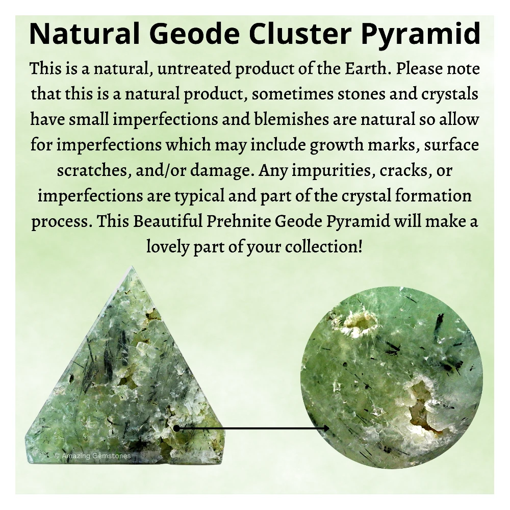 Prehnite Pyramid (1 Inch)